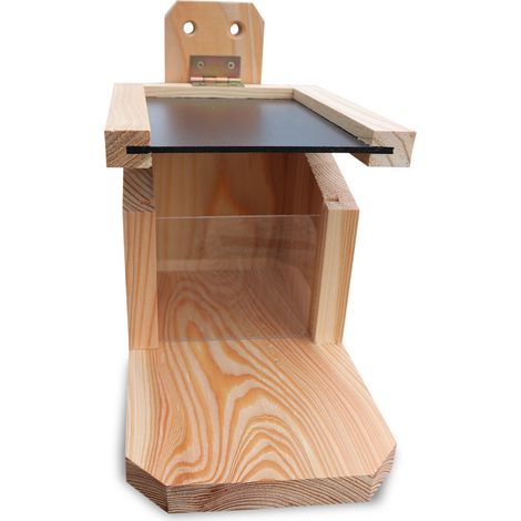 HABAU Eichhörnchenfutterstation ""Maxi"", aus Lärche, 13,5 x 26 x 22 cm (1/2)