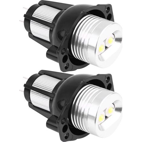2pcs 12W LED Angel Eyes Halo Ring Marker Light pour E90 E91 05-08 Auto Lampes