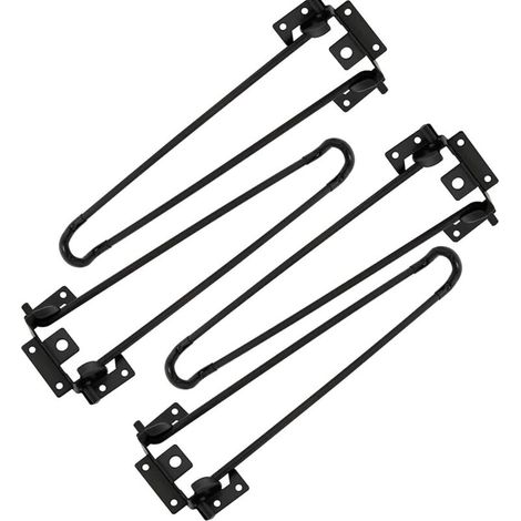 Gambe pieghevoli per tavolo da 32 cm – Set di 4 per tavolo da campeggio, scrivania portatile o progetti fai da te – Alluminio leggero e robusto