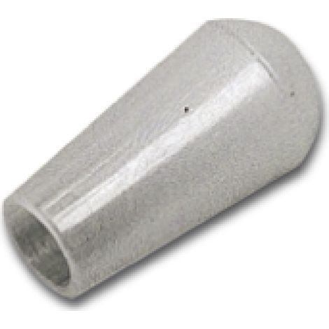Aufsteckhülse, Innen ø 3 mm, Kunststoff transparent, VPE 100 ST