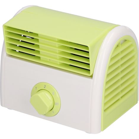Ventilateur électrique portable mini, 3 vitesses, ventilation puissante, idéal pour la maison et le bureau. (1/5)
