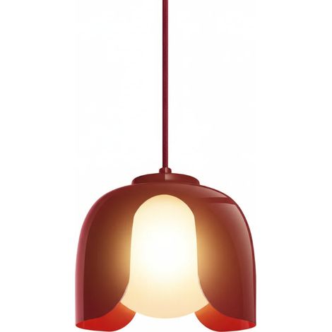 Lampadario a sospensione rosso attacco e27 105x60mm osram - lum849143 (1/3)