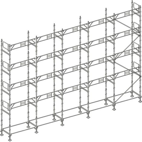 Échafaudage Altrad Façadier 160 m²