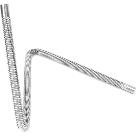 120 cm langes Edelstahl-Auspuffrohr für stationäre Dieselheizung, Gasentlüftungsschlauch, Luftauslass-Set (1/5)