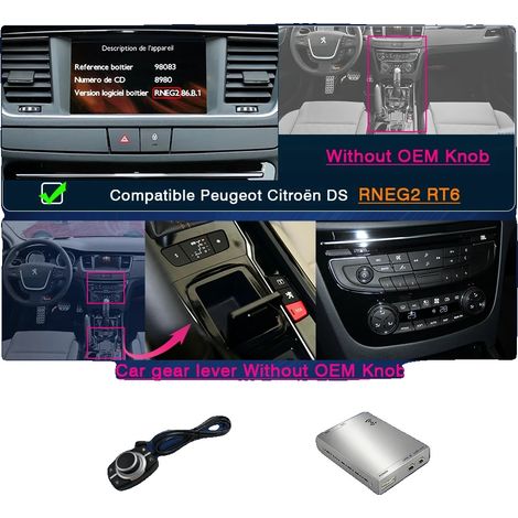 CarPlay sans fil Android Auto, support de caméra, interface conviviale, RNEG2(508)+ clé à molette (1/2)