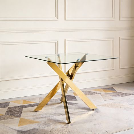 Ensemble salle à manger 5 pièces (table + 4 chaises) bois massif style scandinave – Offre spéciale 1+4 pour cuisine & salon