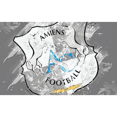 Papier peint panoramique Foot / Football - ASC - Amiens - 130 cm x 81 cm (1/2)