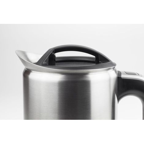 CASO WK Cool Touch, bollitore in acciaio inox con regolazione della temperatura, alloggiamento a doppia parete, esterno non caldo, 1800 Watt (1/4)