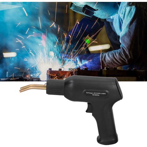 Agrafeuse à chaud portable, soudeuse plastique, outil de réparation pour la maison et le jardin, noir, prise UE 220-240 V (1/5)