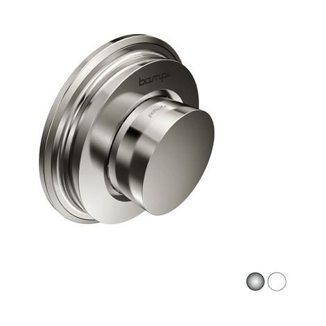 Pulsante Pneumatico ad Incasso ed Esterno Push Bampi Cromo