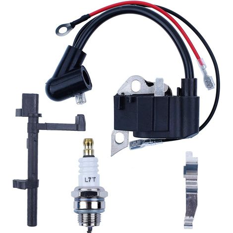 Kit de ressort de contact d'arbre d'interrupteur de bobine d'allumage pour tronçonneuse Stihl 017 018 MS170 MS180 1130 400 1302 Module de bougie (1/5)