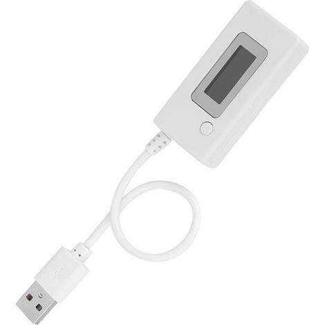 USB-Leistungstester mit hintergrundbeleuchtetem LCD-Digitaldisplay und USB-Amperemeter-Voltmeter (1/5)