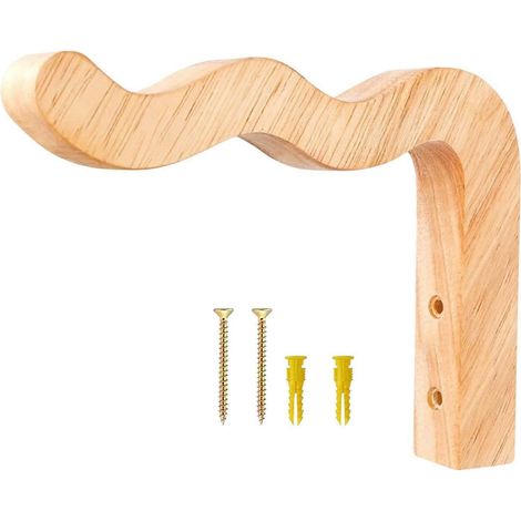 Support pour plantes en bois minimaliste, crochet suspendu pour lanternes de balcon et de jardin (1/5)