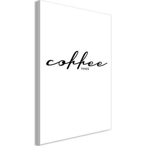 Quadro - Coffee Times (1 Part) Vertical - 40x60 (1/4)