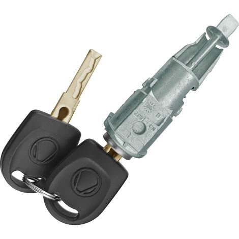 Suitable for Skoda Octavia door lock cylinder, car door lock cylinder, 2 keys, auto parts OE: 6Y0898167E (1/4)