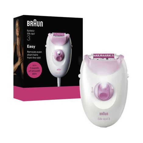 Braun Silk-epil 3-000 20 pinzette Rosa