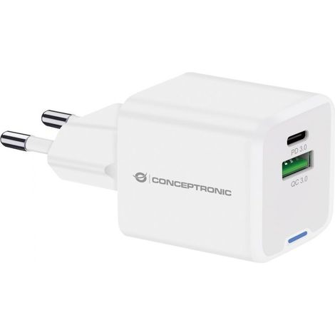 Cargador pared conceptronic althea15w 20w blanco