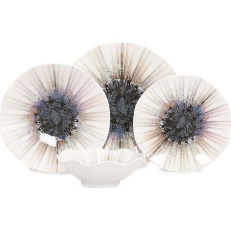 Juego de vajilla Set 100% Porcelana Multicolor