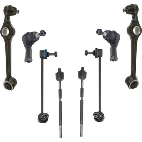 KIT BRACCIO OSCILLANTE 8 PEZZI COMPATIBILE CON KIA RIO I Hatchback (DC) 1.5 16V 09.2002 / Kit Sospensione Completo OE/OEM / Bracci Oscillanti + Testine Sterzo / Sostituzione Diretta OEM