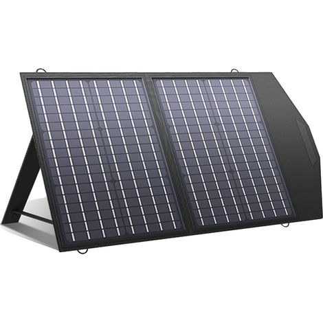 Panneau Solaire, Design Pliable, Construction Étanche, 18V 60W (1/2)