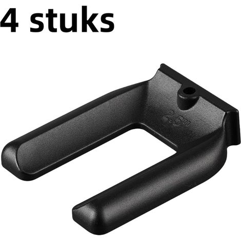 Kit de fixation pour roulettes en 4 parties - Fixation pour roulettes à fente - Convient aux roulettes de 65 mm de diamètre - Tapis antidérapant pour roulettes de table et de chaise - Noir (2,5 pouces (1/5)