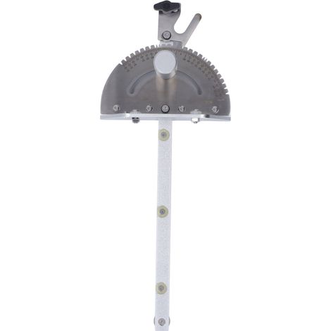Guide d'onglet pour scie circulaire, angle réglable, échelle transparente, haute précision, alliage d'aluminium pour le travail du bois (1/5)
