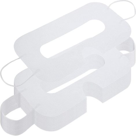 150 masques oculaires jetables non tissés par paquet, blancs et hygiéniques, compatibles avec les casques de réalité virtuelle Vive. (1/5)