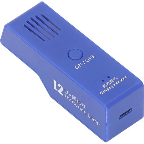 Lampe UV/LED type C pour polymérisation de résine, lumière noire, pour réparation et entretien. (1/5)