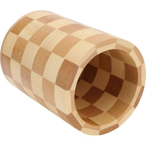 Porte-baguettes pour rangement de cuisine, lot de 2, en bois de bambou (1/5)