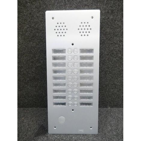Plaque a.v alu 6mm 2r 18bp URMET 7772/18 (1/4)