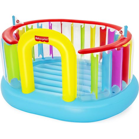 Castello gonfiabile Fisher Price Bouncer Bouncetopia pompa incorporata BESTWAY 93561 (1/10)