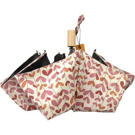 Parapluie pliant anti-UV et coupe-vent, armature flexible en fibre de verre, portable, 3 plis, imperméable soleil-pluie (1/5)