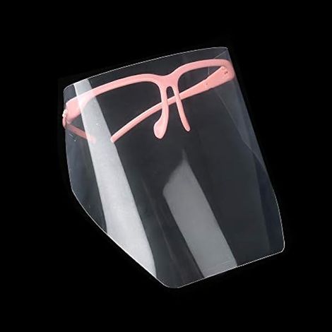 Visière de Protection Faciale et Dentaire, Lot de 10 Masques Anti-Buée Rose, Pour Usage Domestique, Commercial et Professionnel (1/5)