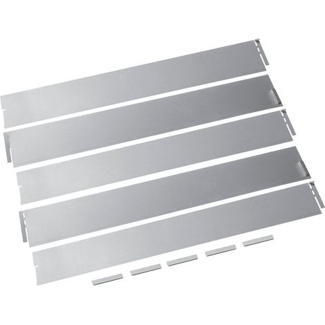 Meister Rasenkante - 5 Stk - 1 m lang & 13 cm hoch - Verzinkter Stahl - Einfache Steckmontage - Formbar & langlebig - Ideal zur Beetbegrenzung & Wurzelsperre / Beeteinfassung / Beetumrandung / 9957600 (1/2)