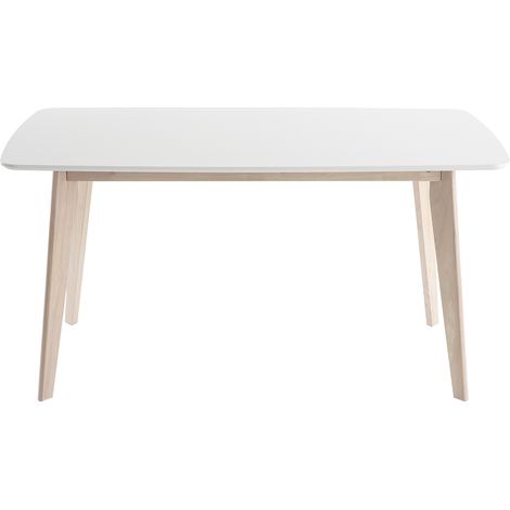 Tavolo da pranzo design bianco 150cm LEENA (1/6)