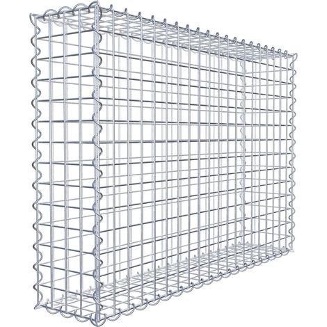 Gabiondeco - Gabion 100 cm x 70 cm x 20 cm (L x H x P). mailles 5 x 5 cm. Spirale - Made in Germany (1/5)