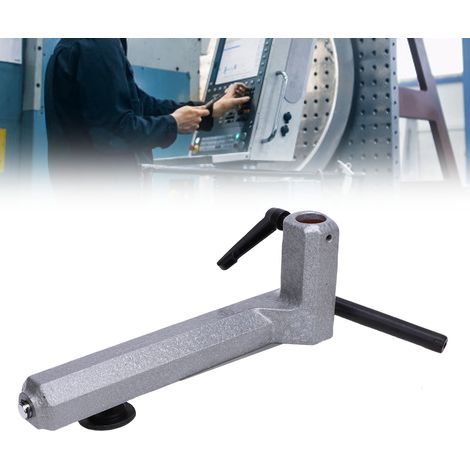 Support de porte-outil pour tour à bois de 14 pouces avec trou de 25,4 mm (1 pouce) de diamètre support de porte-outil pour tour miniature à faire soi-même, adapté aux petits tours. (1/5)