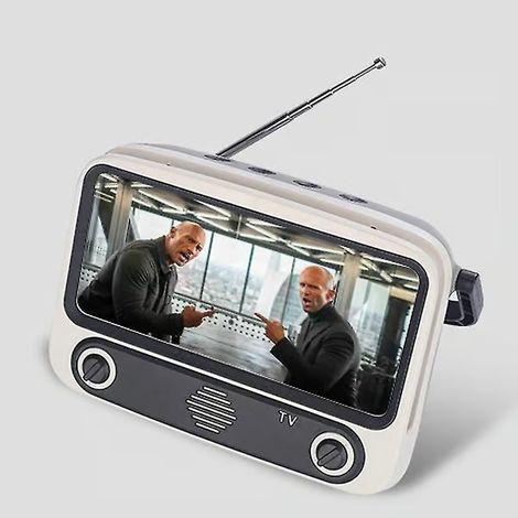 Enceinte Bluetooth TV300 5W rétro avec support - Caractéristiques : 1 (1/5)