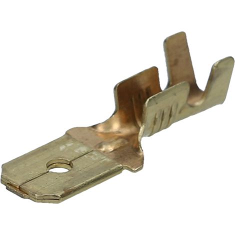 Innesto maschio nudo rosso 0,5-1 mmq, passo 4,8x0,5 mmCEMRN-MA405
