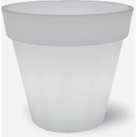 Vaso luminoso da giardino in polietilene Aria 80 (1/4)
