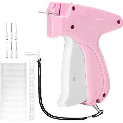 Pistolet de couture pour les vêtements,2en1 Pistolet de marquage de couture et pistolet de fixation de l'étiquette de prix au détail pour les vêtements avec 6aiguilles, 1000pcs0,2 "et 1000pcs 2"Barbs