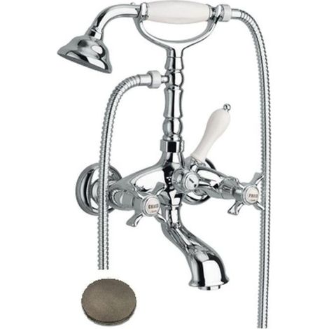 BAIN/DOUCHE CHAMBORD + ACCESSOIRES METAL BROSSE - CRISTINA ONDYNA CH10277