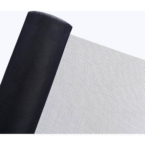 Moustiquaire Fenêtre, 100 x 3000 cm, Grillage en fil d'acier inoxydable 304 Moustiquaire de remplacement découpable, Convient pour les fenêtres, salons, portes-fenêtres, lucarnes (1/5)
