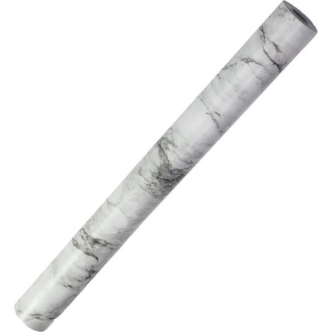 Papier peint adhésif imperméable effet marbre blanc pour paysage (1/5)