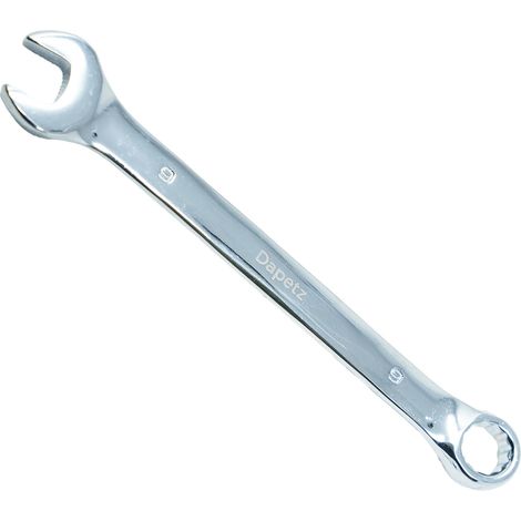 Dapetz ® 9mm Combination Spanner Fixed Head Open End Ring Wrench Mirror Polished Chrome Vanadium Steel Metric Hand Tool Heavy Duty (1/5)