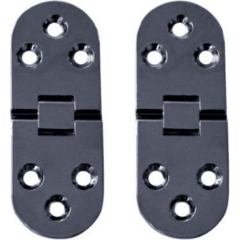 2 Pièces Charnières de Table Pliantes Plat Porte Cabinet Pliable Charnières Alliage Zinc Charniere Porte Placard,Round Edge Charnières pour Porte de Meuble avec vis,pour Table,Meubles Bureau