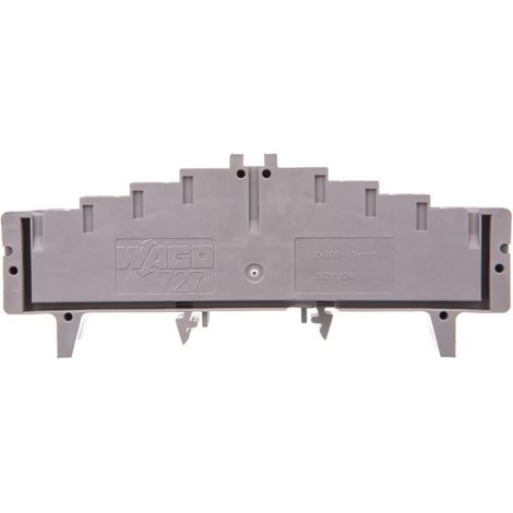 4-stufiger Patchstecker, grau, ohne Verriegelungen, 727-220