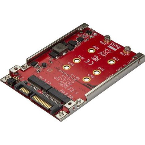 StarTech.com Adattatore per 2 Dischi SSD M.2 a SATA per alloggio da 2,5" - RAID (1/3)