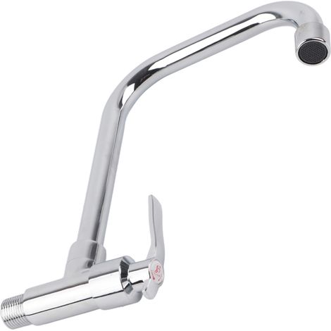 Robinet de cuisine domestique G1/2 po, robinet mural simple pour eau froide (sans tuyau) (1/5)