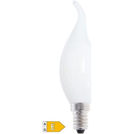 Lampadina LED candela colpo di vento Crystal Series 4W E14 3000K (1/2)